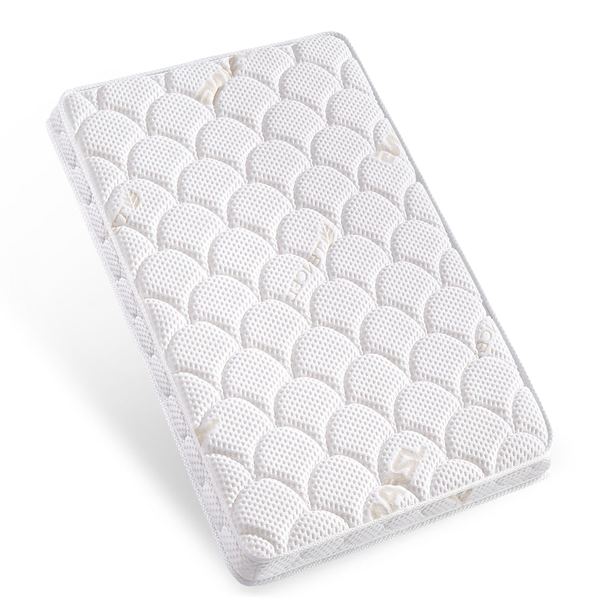 Lillibearas Pack N Play Topper main view shows 38x26 size for comfortable travel sleep.