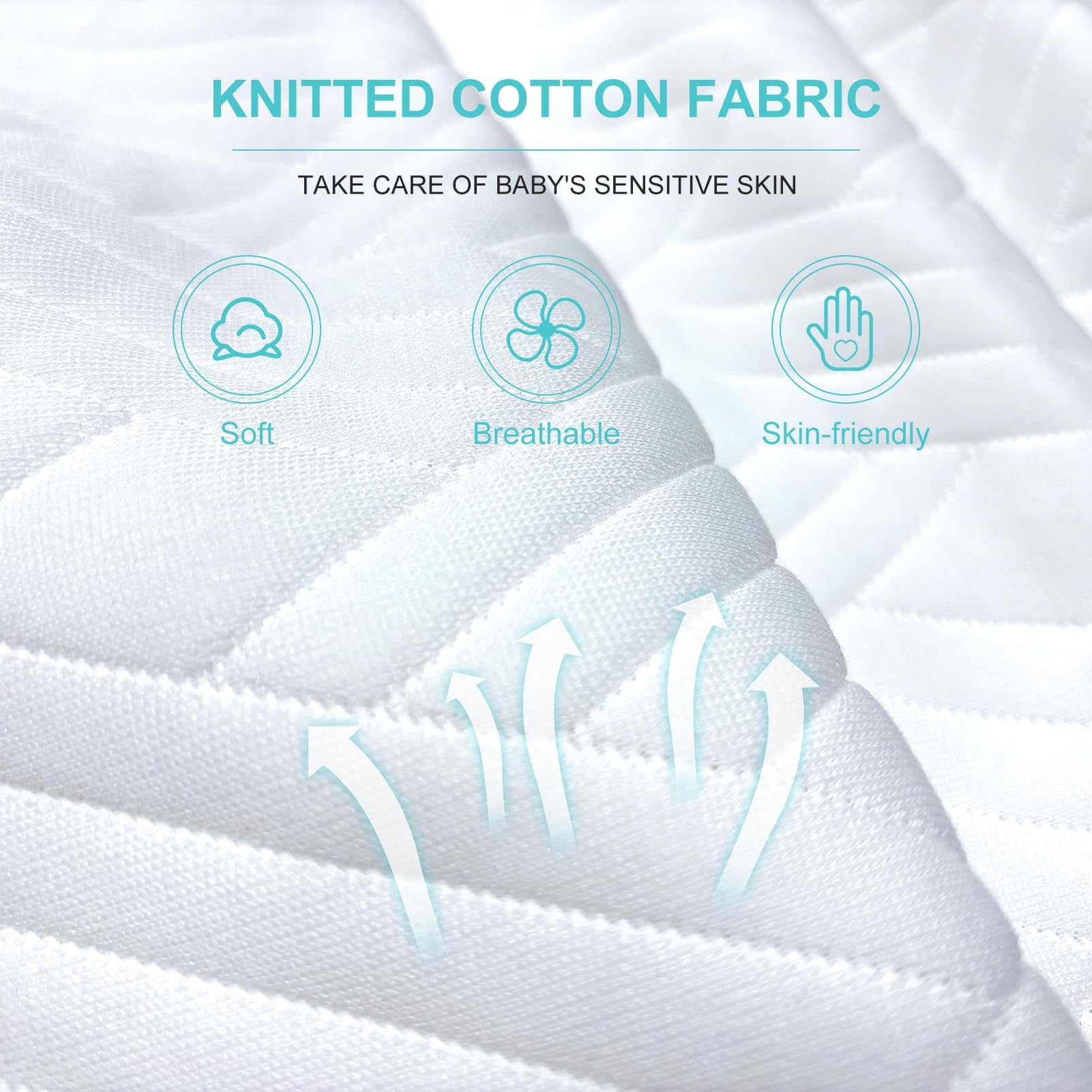Lillibearas soft breathable microfiber fabric focuses on hypoallergenic comfort for baby's skin.