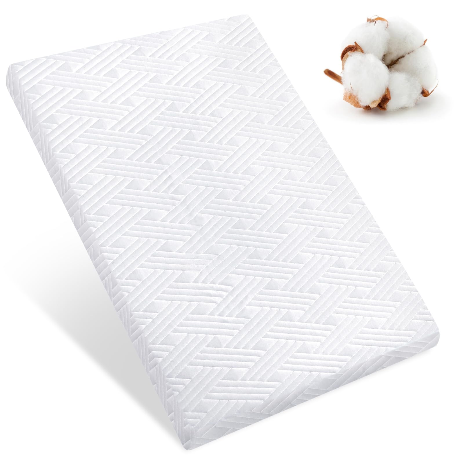 Lillibearas waterproof pack n play mattress topper cover for easy cleanup and protection.