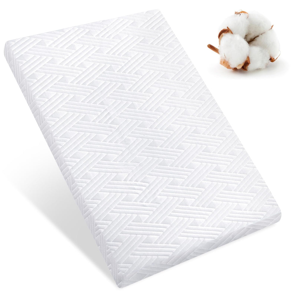 Lillibearas waterproof pack n play mattress topper cover for easy cleanup and protection.