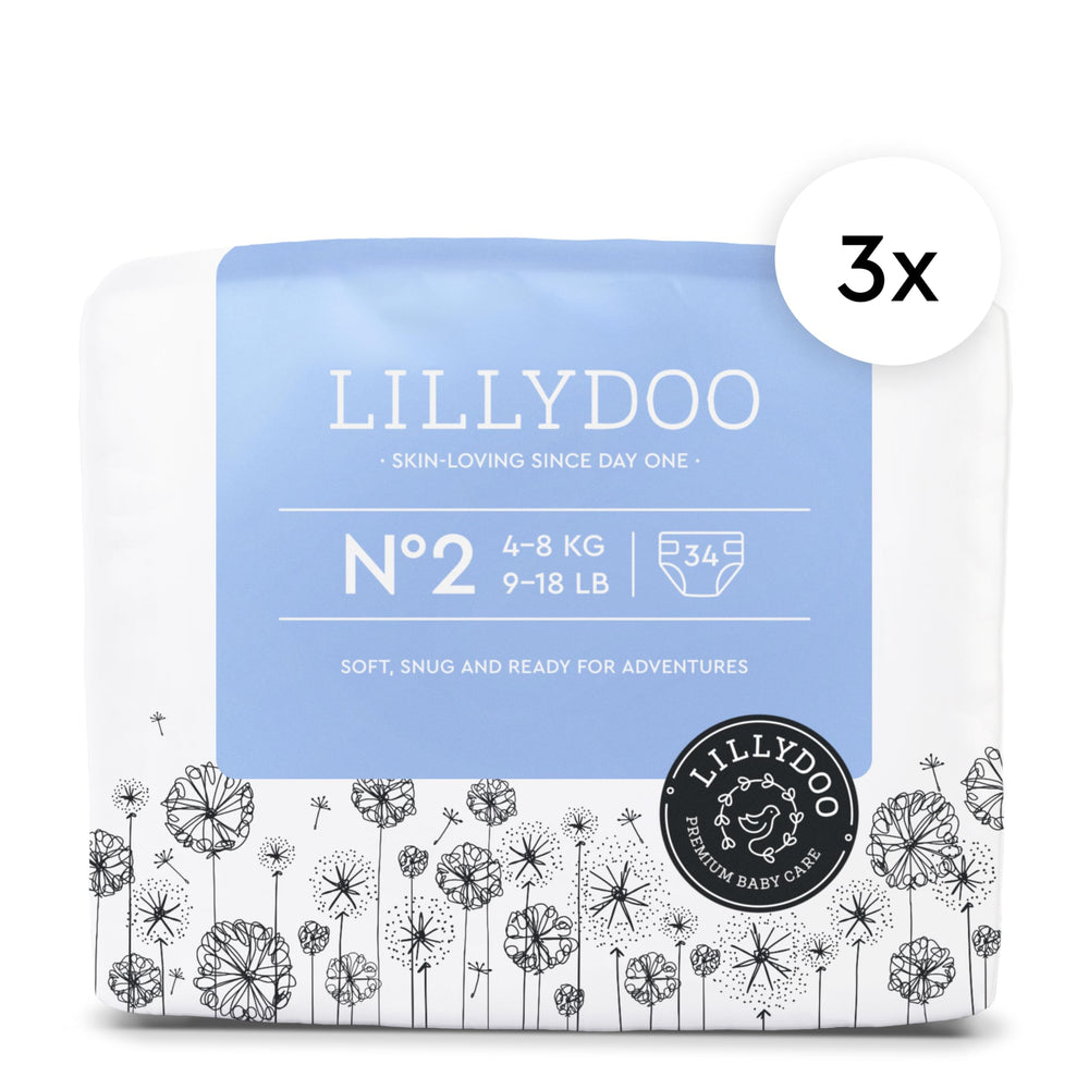 LILLYDOO size 2 soft material close-up highlighting plush softness