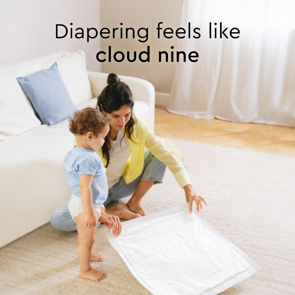 LILLYDOO soft top sheet image emphasizes gentle touch for sensitive skin