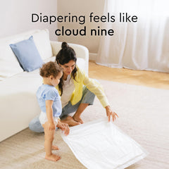 LILLYDOO soft top sheet image emphasizes gentle touch for sensitive skin