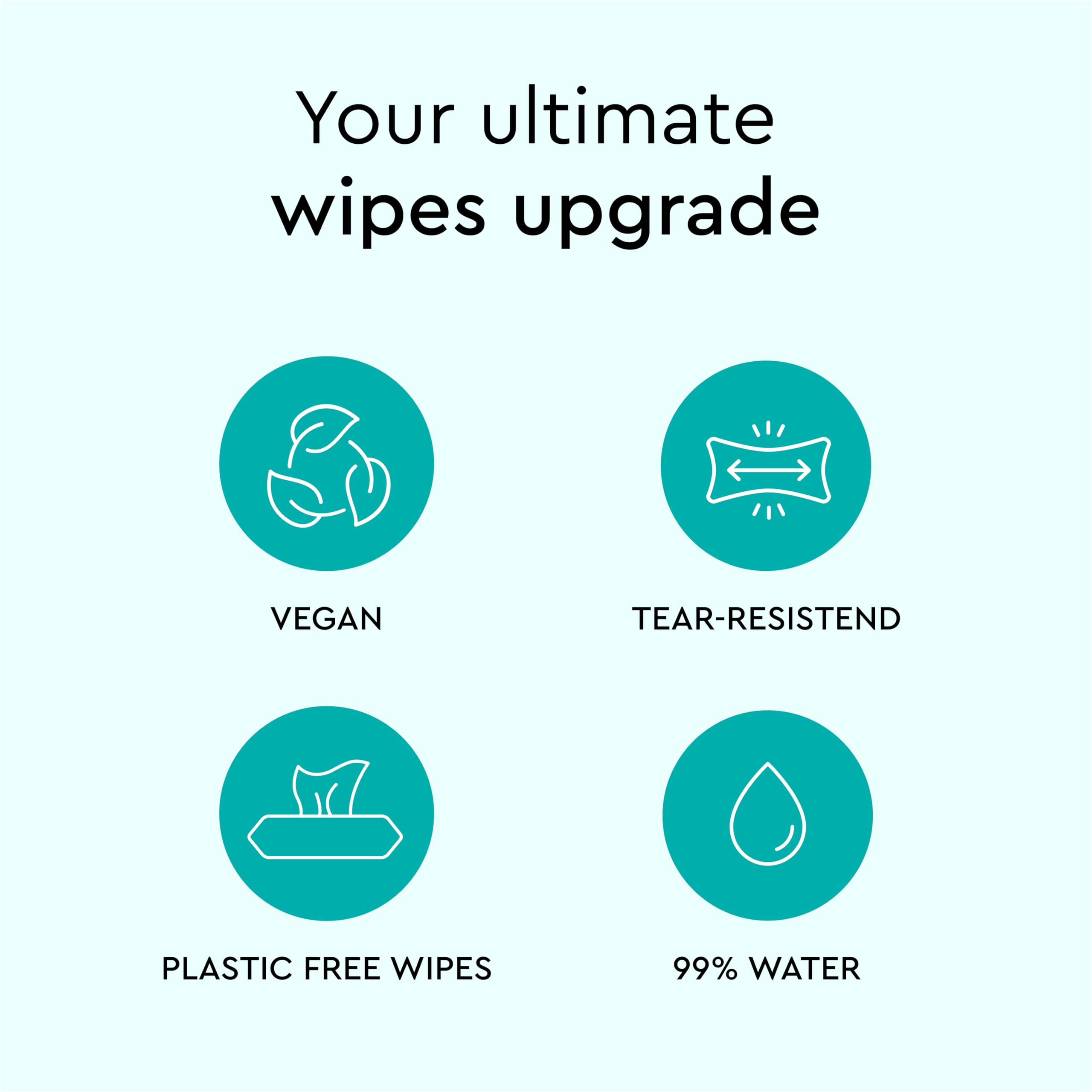 LILLYDOO wipes resealable lid illustration demonstrates prevents drying for on-the-go use