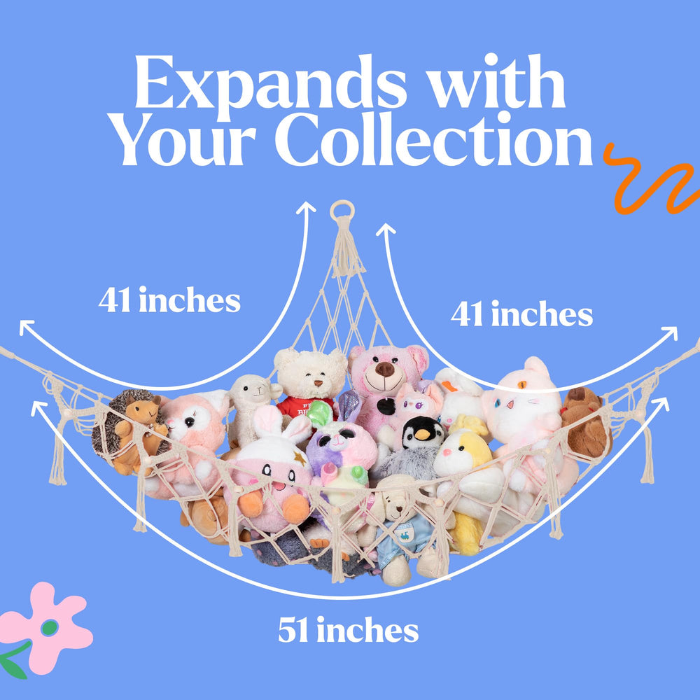 Lilly's Love boho corner hammock installed adds space-saving decor for kids' rooms.
