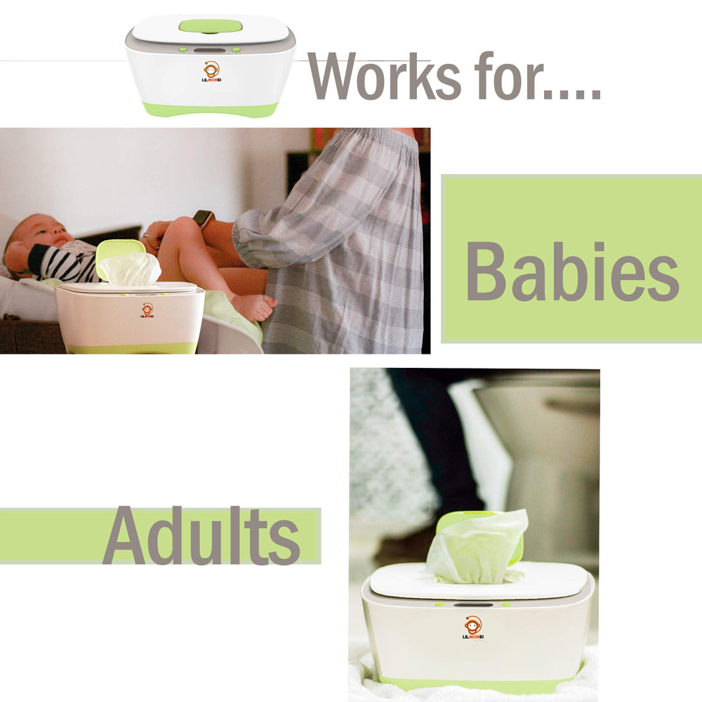 Lilmonki bonus changing pad included for convenient diaper changes anywhere.