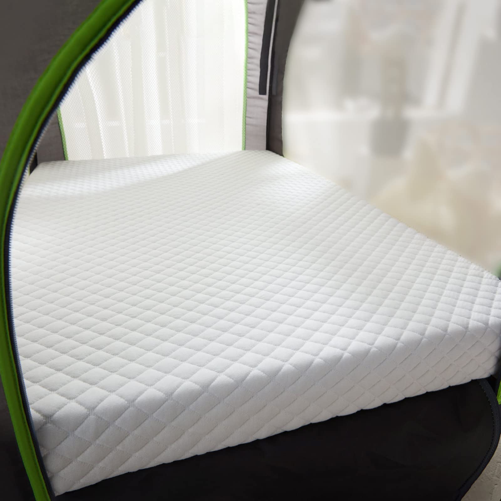 LILNAP 3in memory foam mattress for comfy naps in a playpen