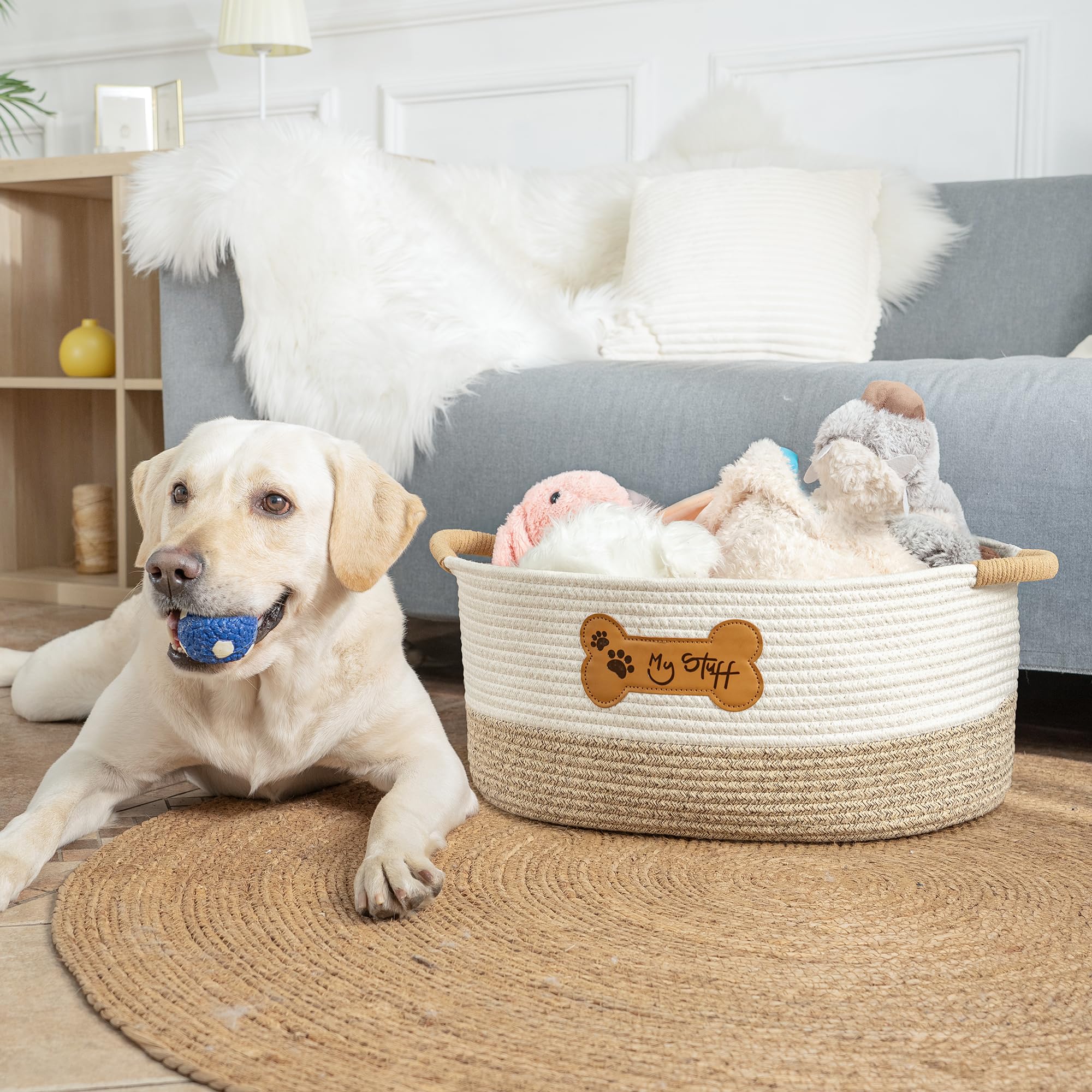 LILO DESIGN CO dog toy basket folded design for quick storage