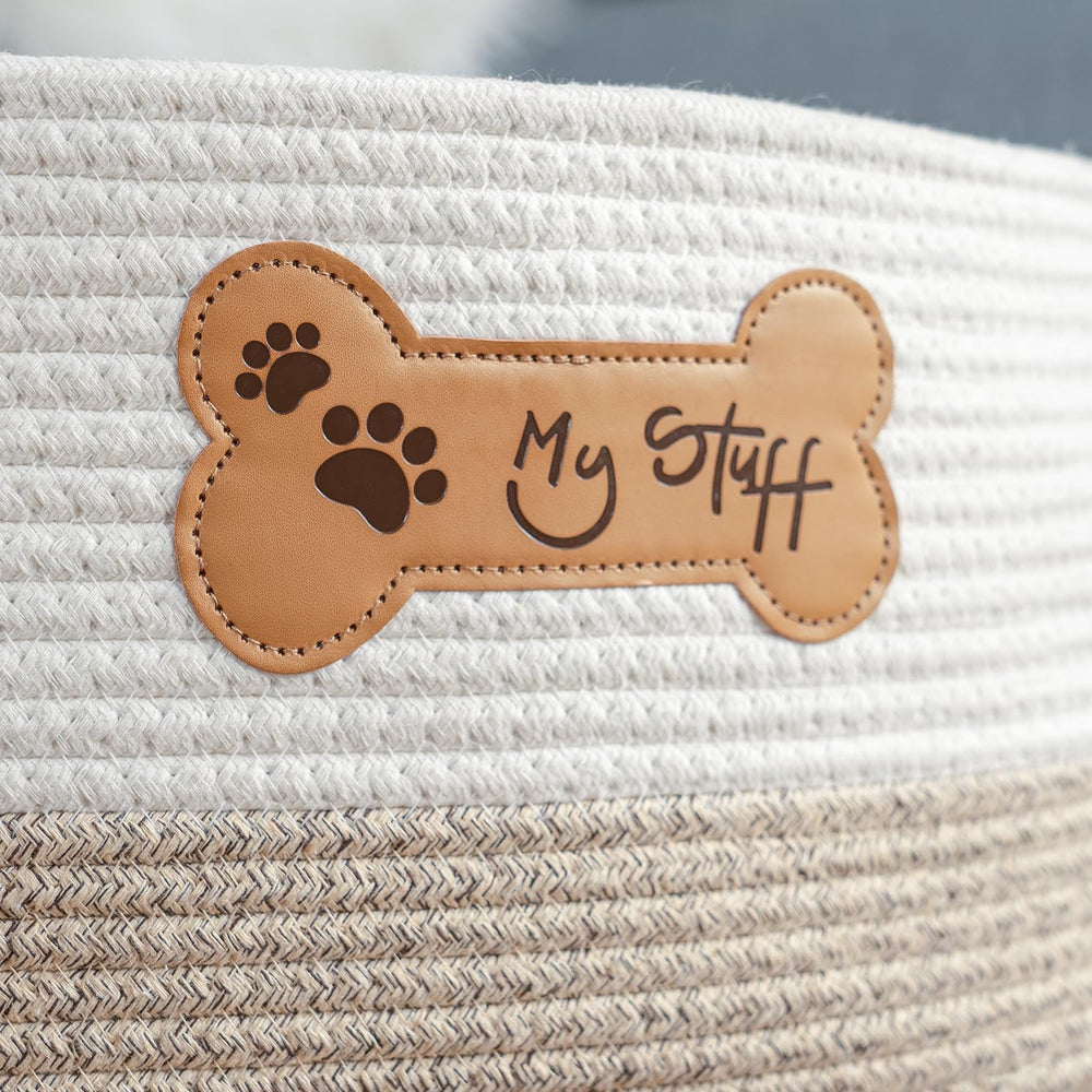 LILO DESIGN CO dog toy basket size fits stuffed toys and leashes