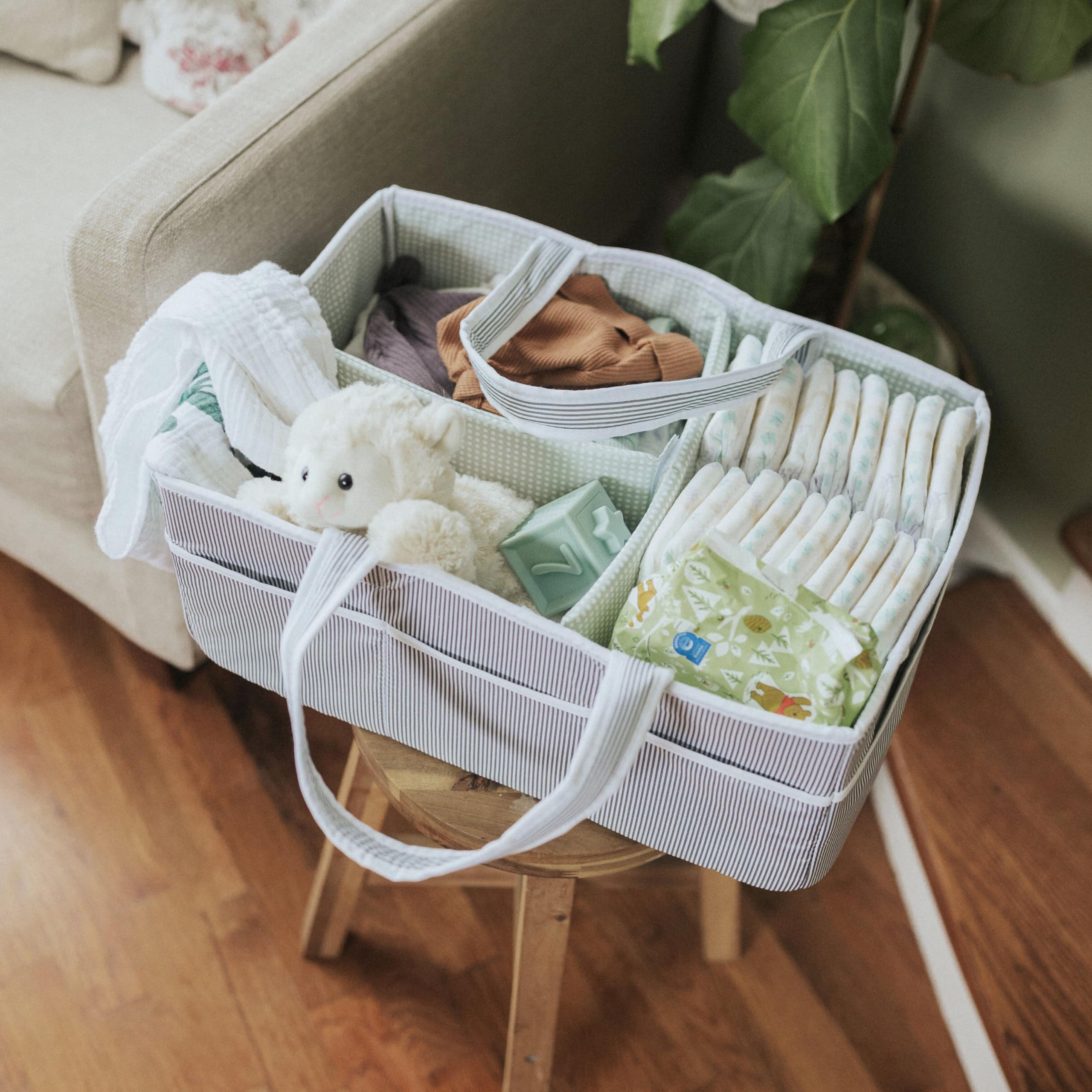 Lily Miles Baby Diaper Caddy gift idea for baby showers and registries