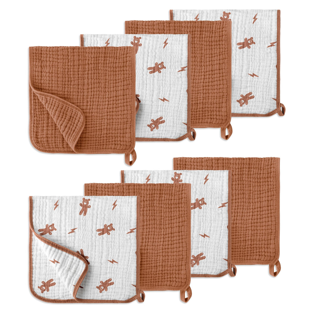 LILY O LAUREL burp cloths suitable for both baby boys and girls