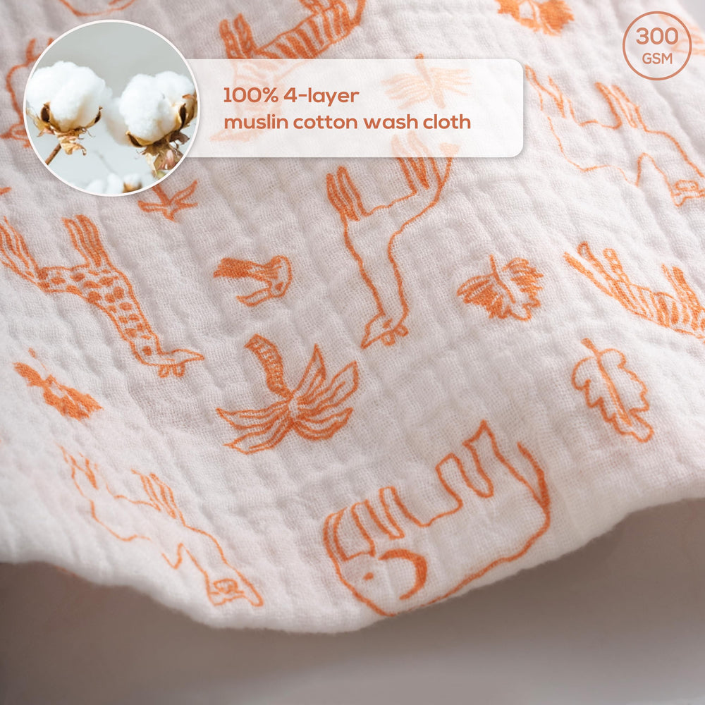 LILY O LAUREL muslin-cotton-closeup-texture highlights durable stitching for long-lasting use