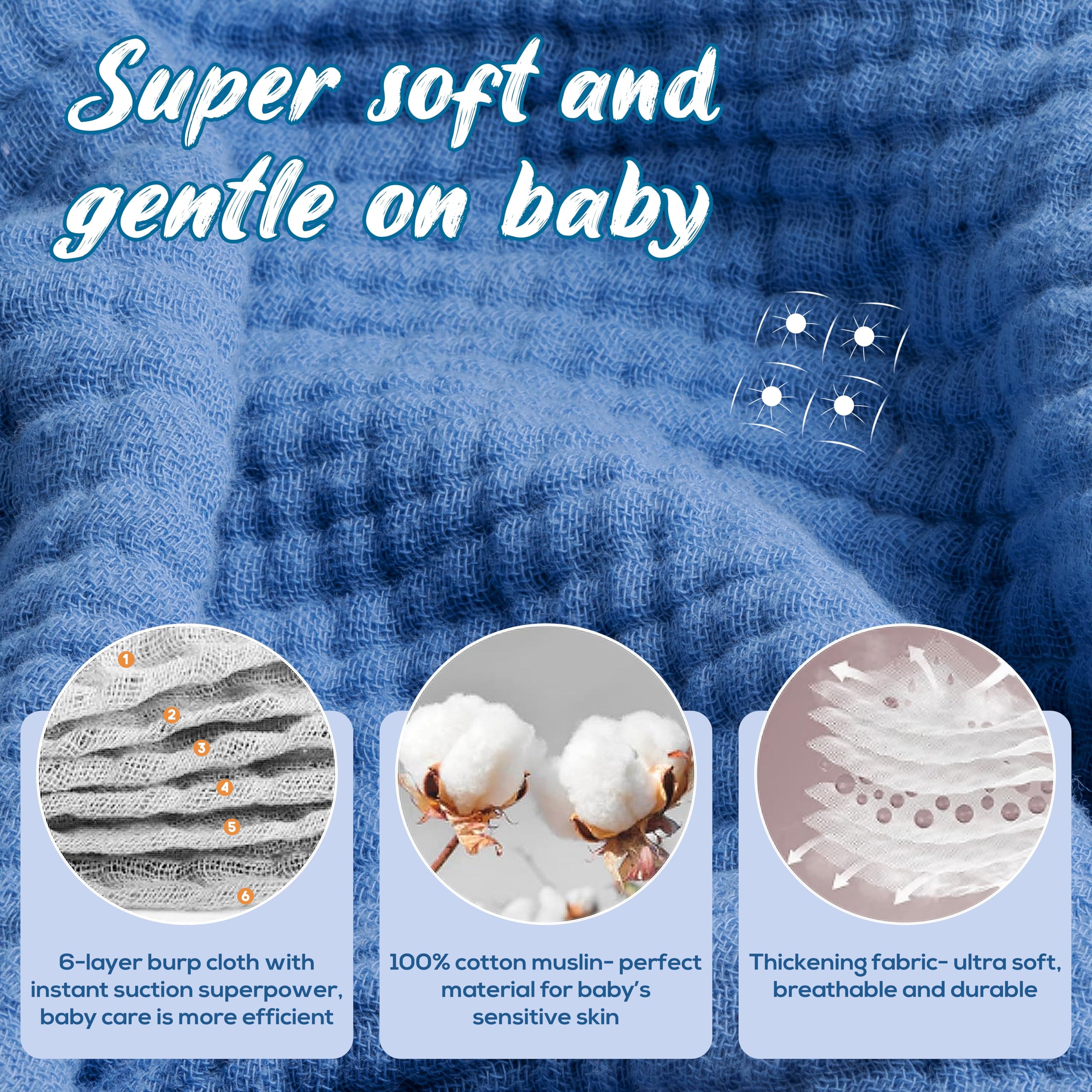 LILY O LAUREL absorbent weave image emphasizes fast-drying performance with a soft touch