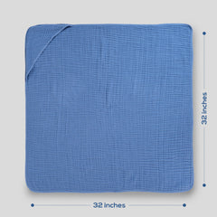 LILY O LAUREL hooded towel close-up highlights plush softness and cozy bath-time warmth