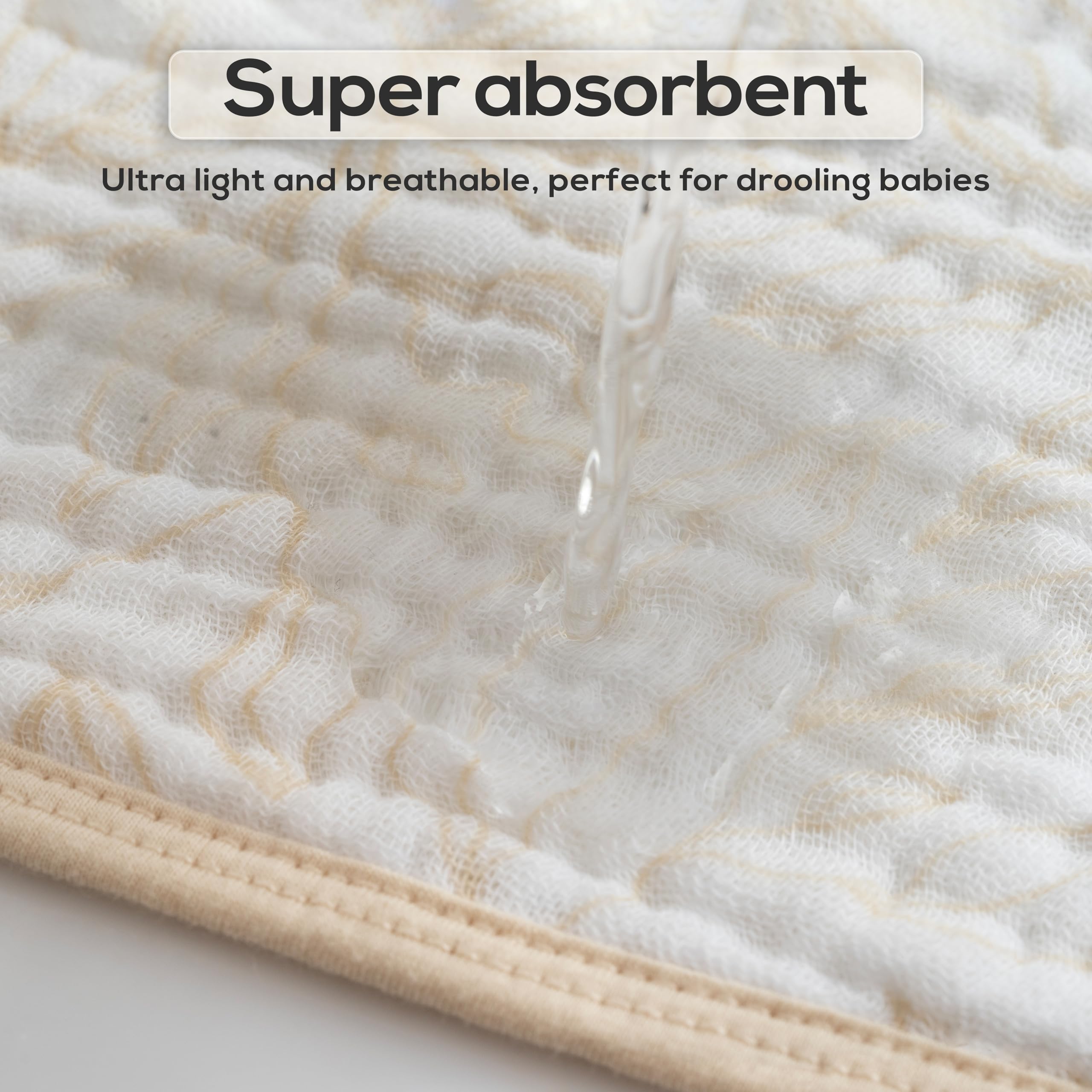 LILY O LAUREL fabric close-up highlighting breathable cotton muslin texture.