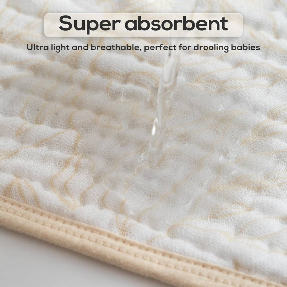 LILY O LAUREL fabric close-up highlighting breathable cotton muslin texture.