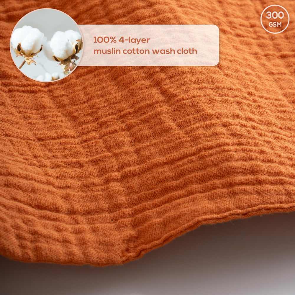 LILY O LAUREL pack-eight-washcloths arranges convenient baby care essentials