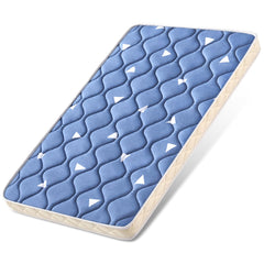 LILYVIBEBEARHAPPY bassinet mattress front view shows breathable fabric for cozy naps.