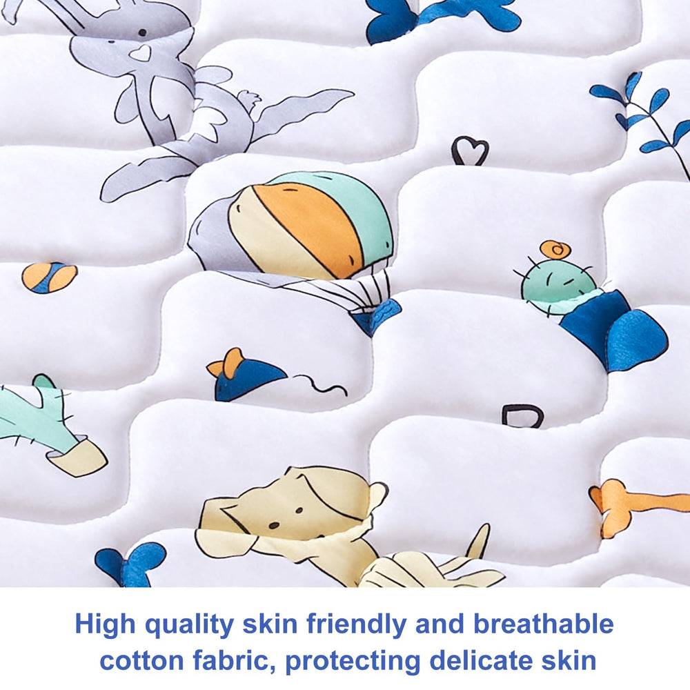 LILYVIBEBEARHAPPY bassinet mattress rounded edges emphasize safety during infant movement