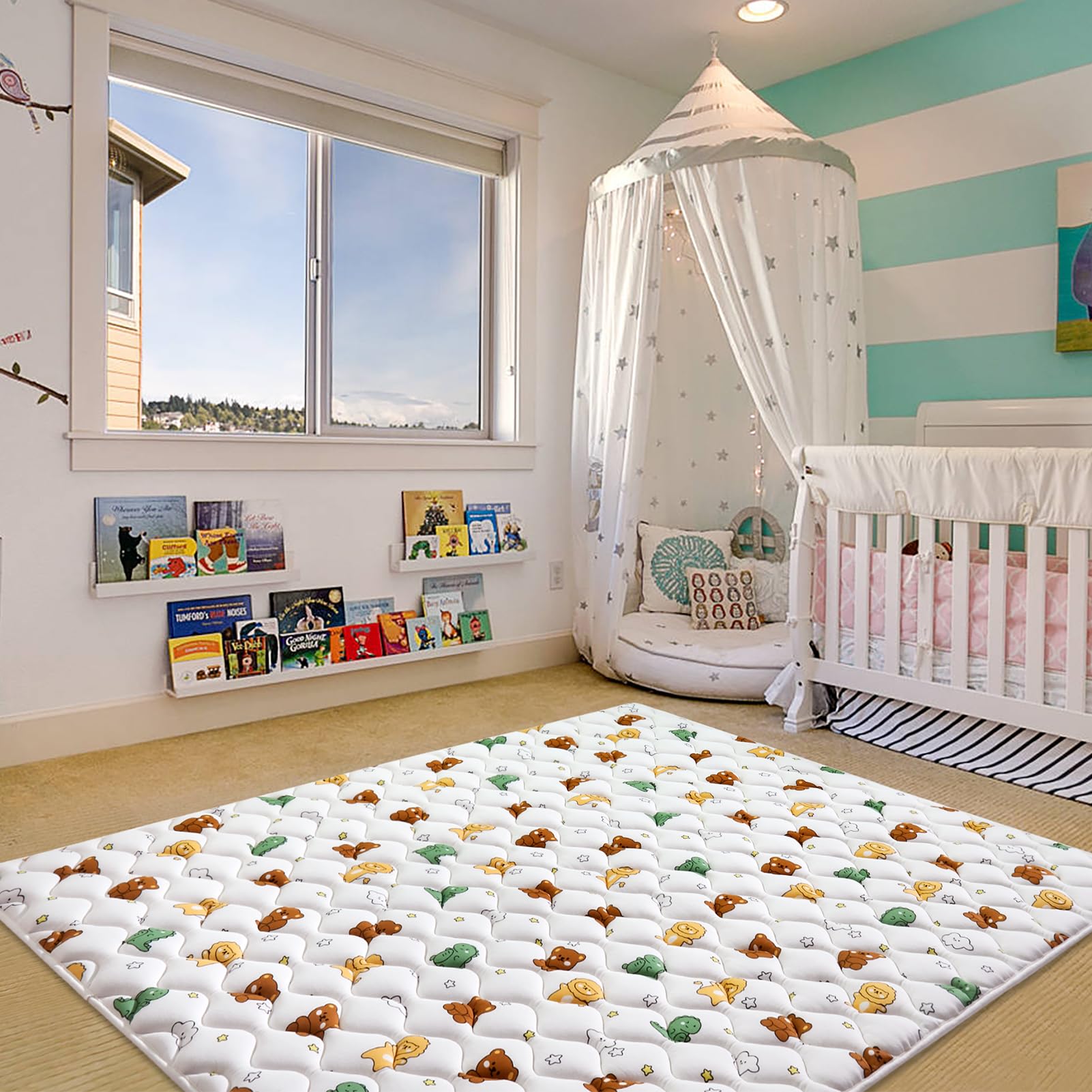 LILYVIBEBEARHAPPY easy-clean-stain-resist surface supports quick maintenance.