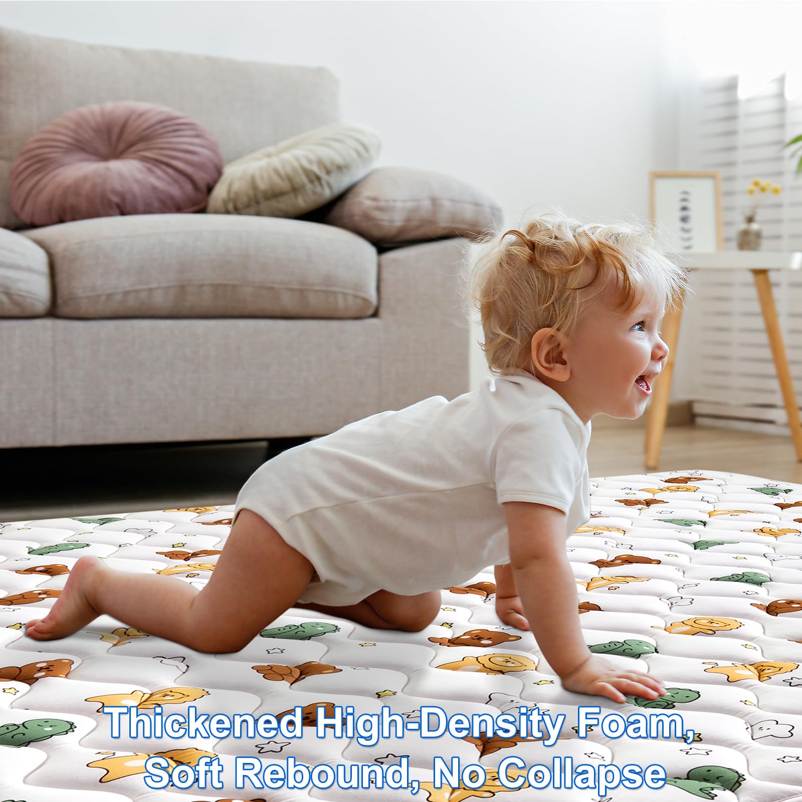LILYVIBEBEARHAPPY folded-one-piece-design highlights portable travel-friendly features.