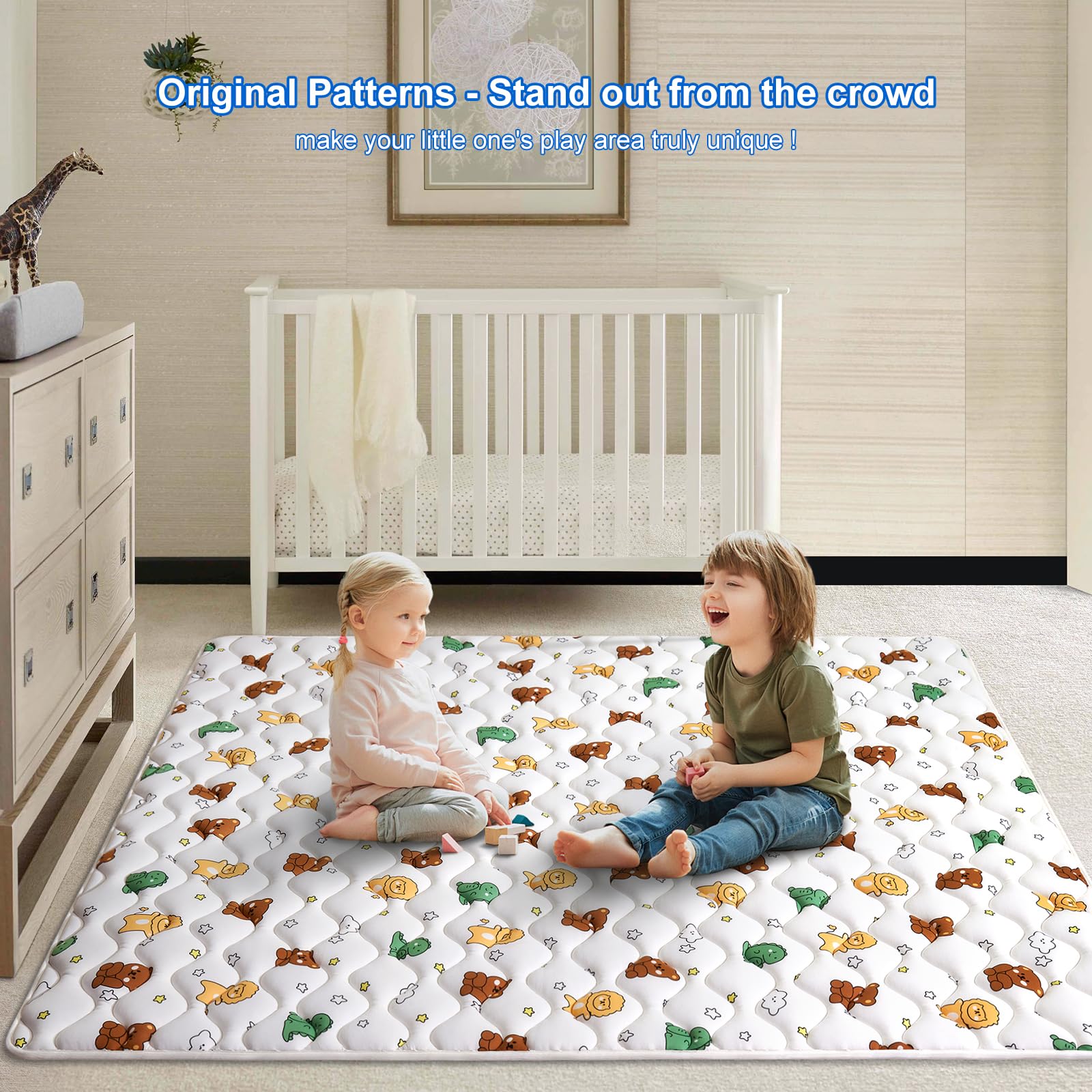 LILYVIBEBEARHAPPY indoor-outdoor-use suited for versatile play spaces.