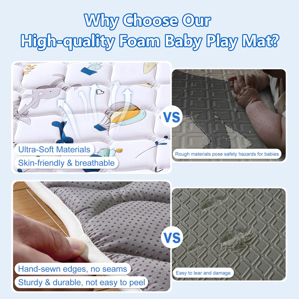 LILYVIBEBEARHAPPY non-slip bottom keeps baby safely in place during play.