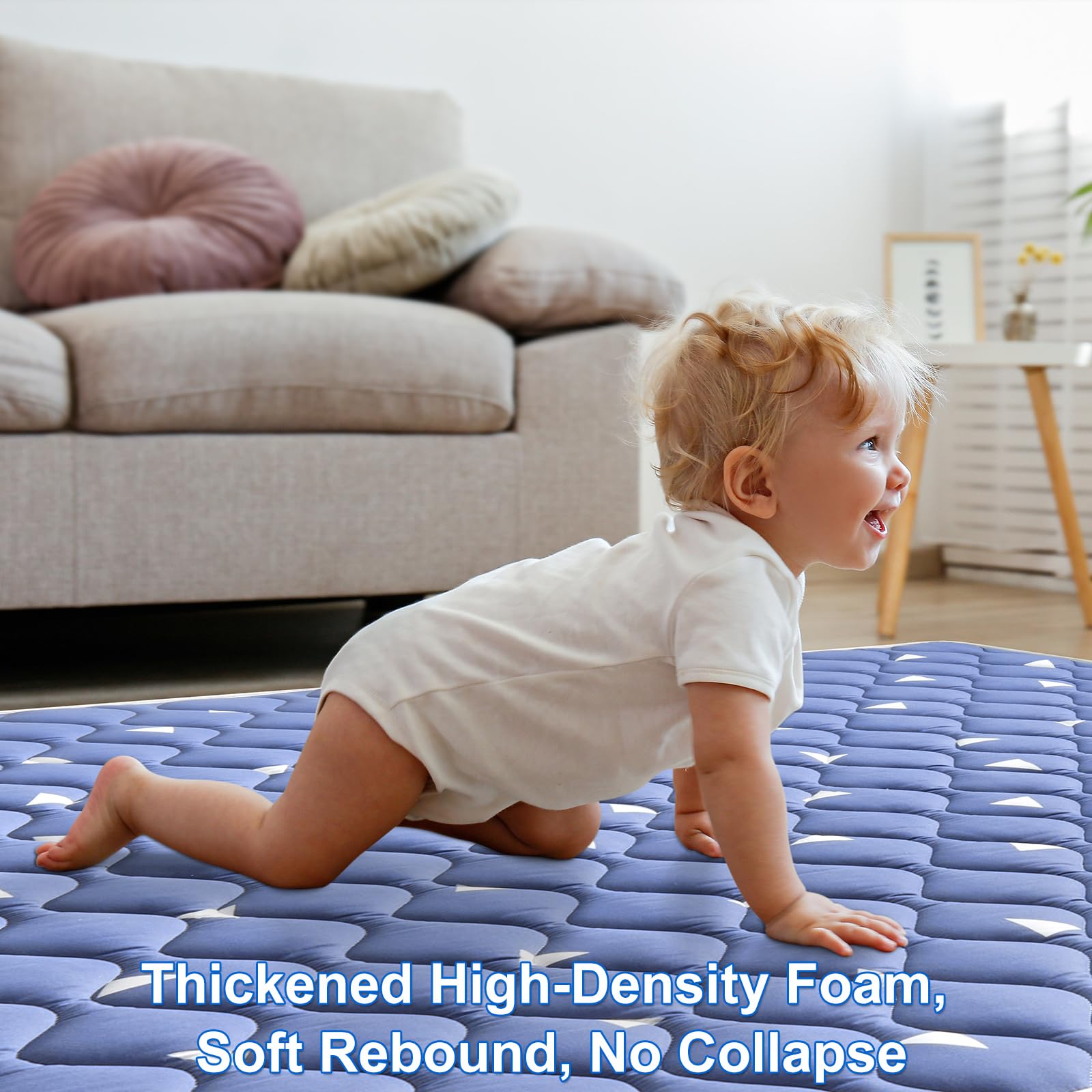 LILYVIBEBEARHAPPY one-piece foldable-design for easy storage and portability.
