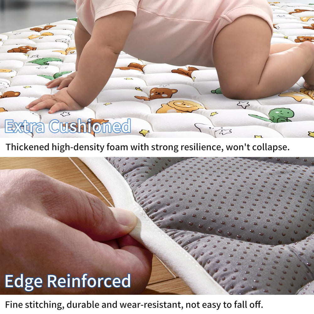 LILYVIBEBEARHAPPY premium foam mat cushioned surface softens tumbles