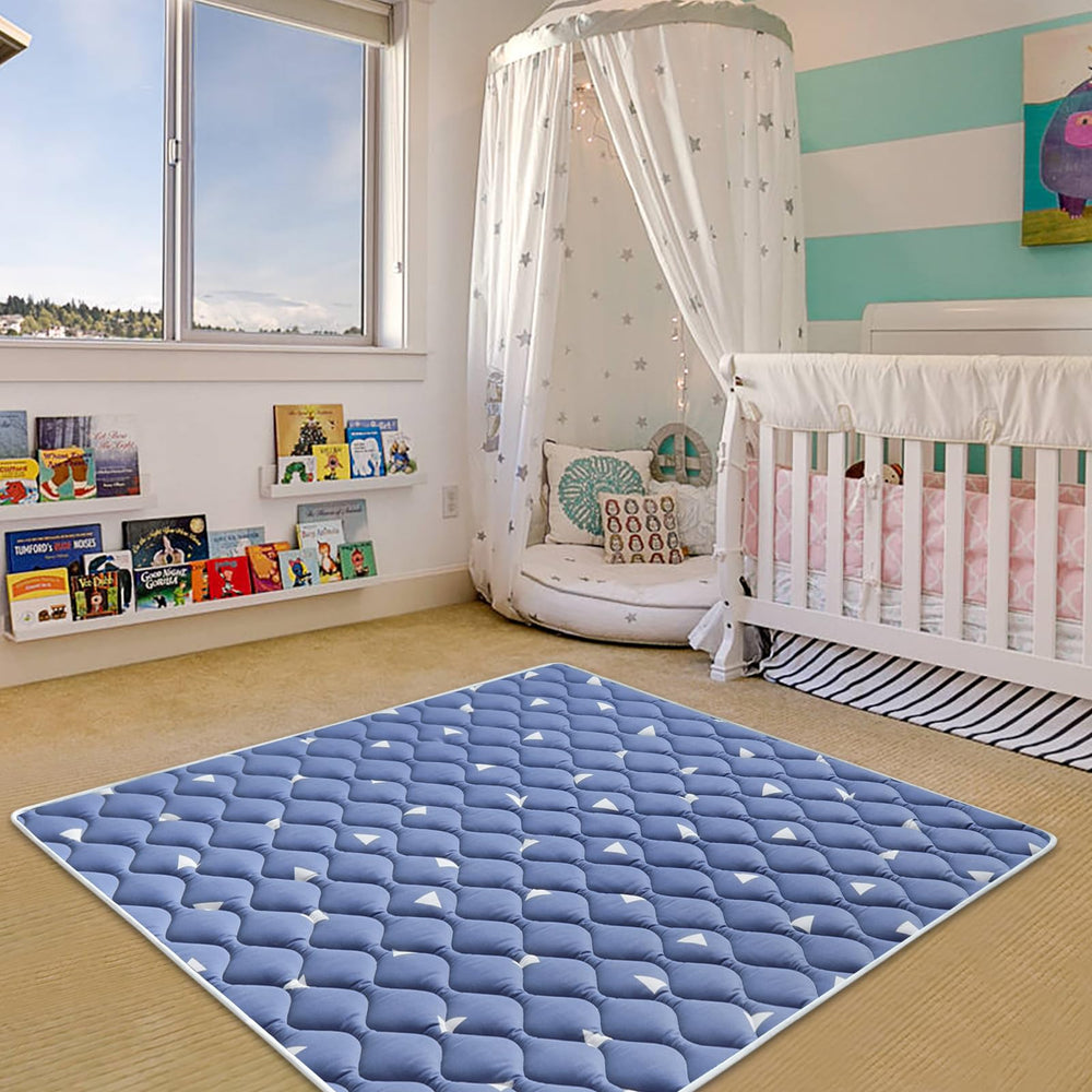 LILYVIBEBEARHAPPY tummy-time-friendly cushioned surface supports development goals.