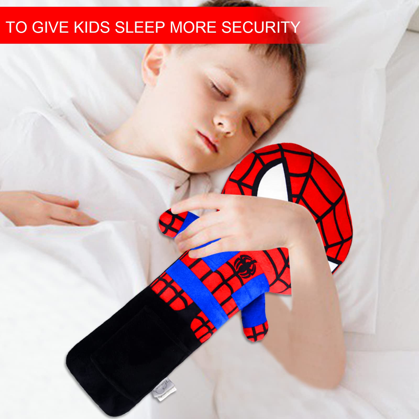 Limbruary seatbelt pillow bed travel use suggests versatile comfort at home.