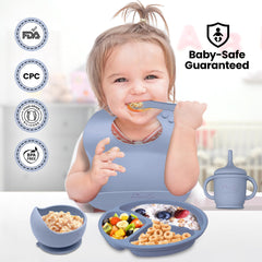 LimeOr Supplies suction bowl ready to catch drips during meals.
