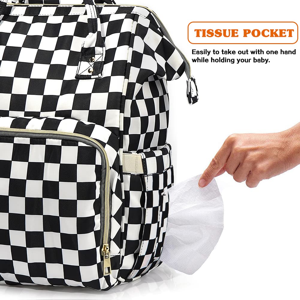 LIMHOO changing pad folded pocket image highlights wipe-clean surface for quick changes