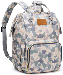 LIMHOO Diaper Bag Backpack front view showing spacious capacity for essentials on the go