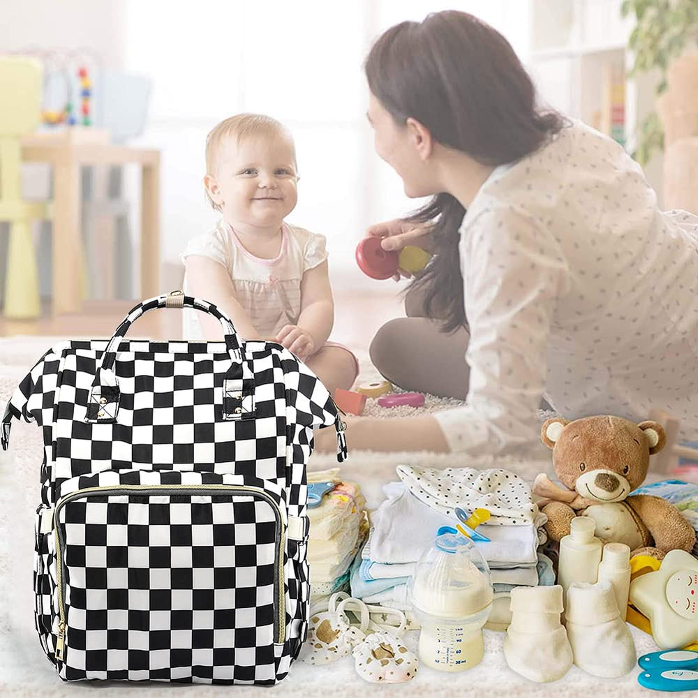 LIMHOO diaper bag backpack travel-ready design supports shopping and trips with ease.
