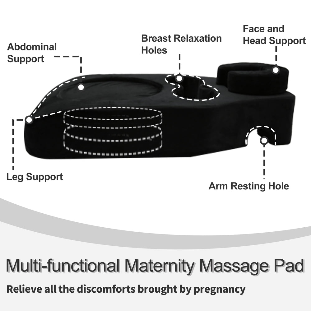 Limthe prone-massage pad assembly ready for massage sessions.