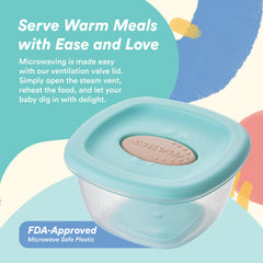 Liname leakproof BPA-free containers with secure lids for spill-free meals.