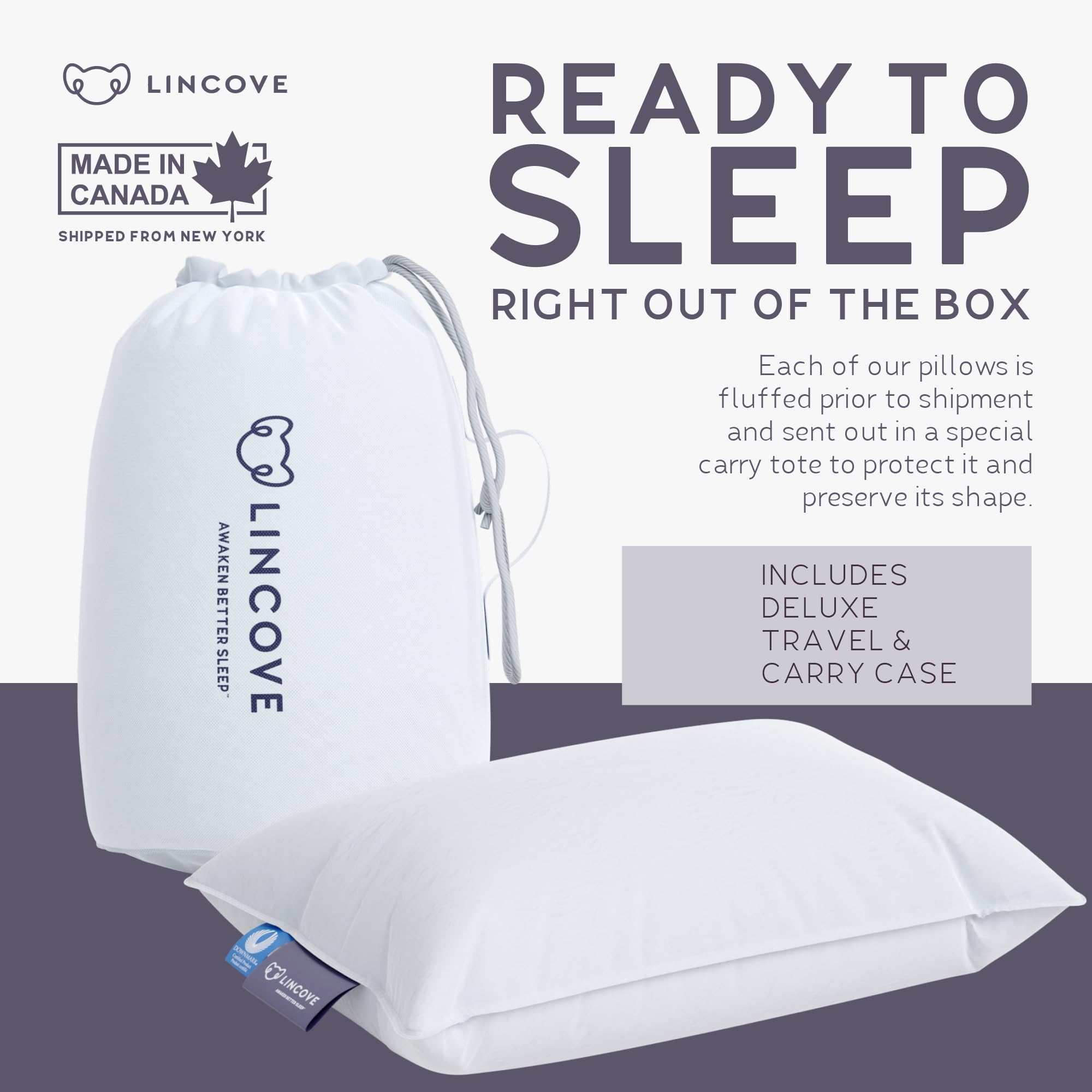 Lincove nap-time pillow setup suggests cozy support during preschool rests.
