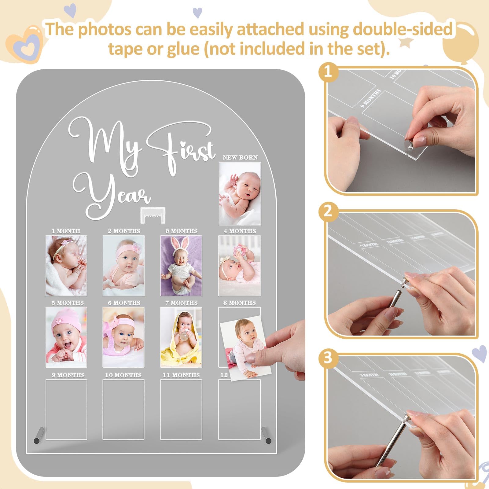 Lineshading frame can hang or stand for flexible display in any space.