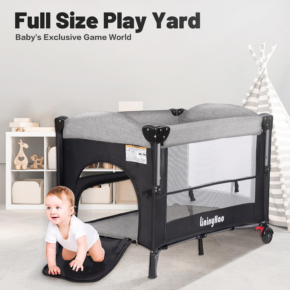 LININYHAO lower storage with dual openings for quick access to essentials