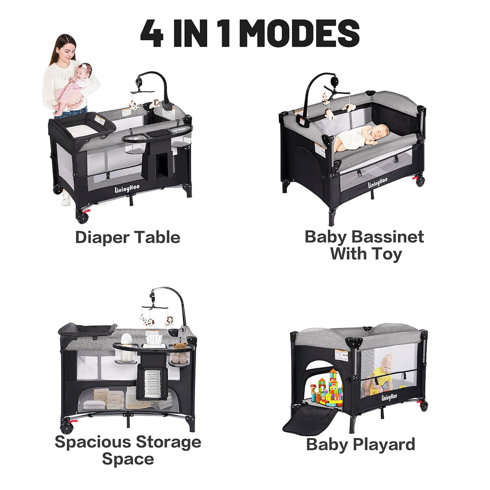 LININYHAO built-in diaper changing station for quick, convenient diaper changes