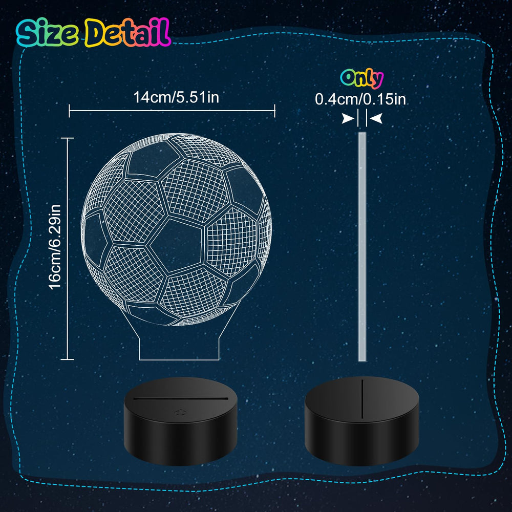 Linkax soccer gift dual power USB or battery option