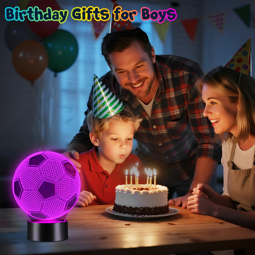 Linkax soccer gift safe, soft illumination for late-night reading