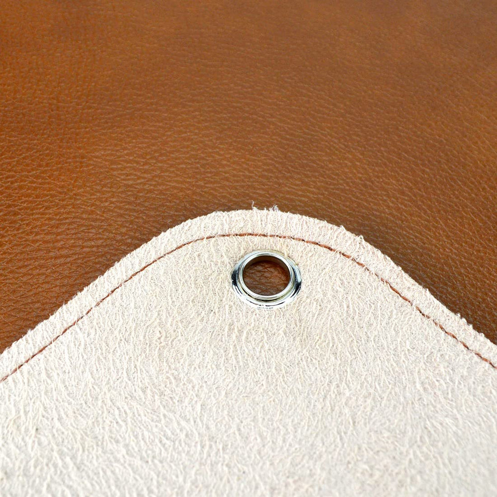 Linkidea vegan leather splat mat easy-clean surface enables quick wipe or shake