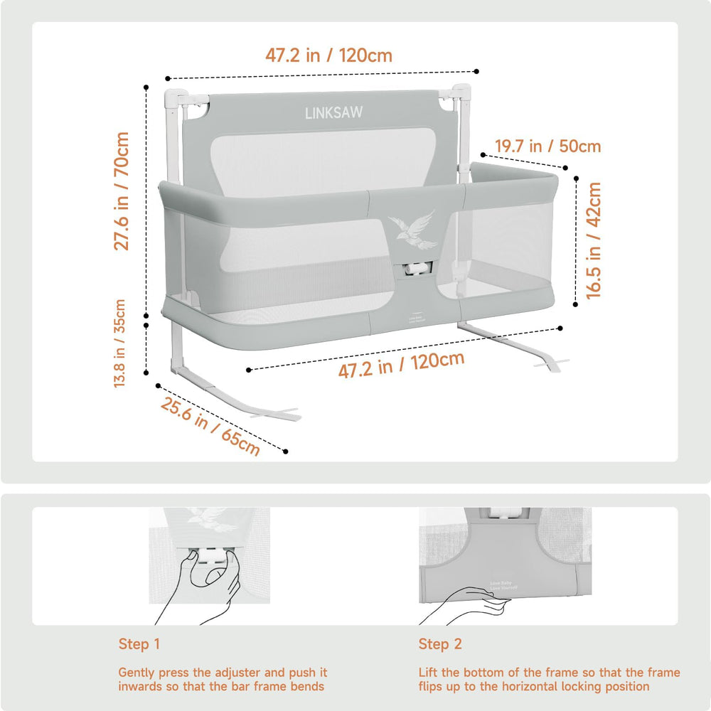 LINKSAW soft detachable washable lining keeps sleeping space cozy.
