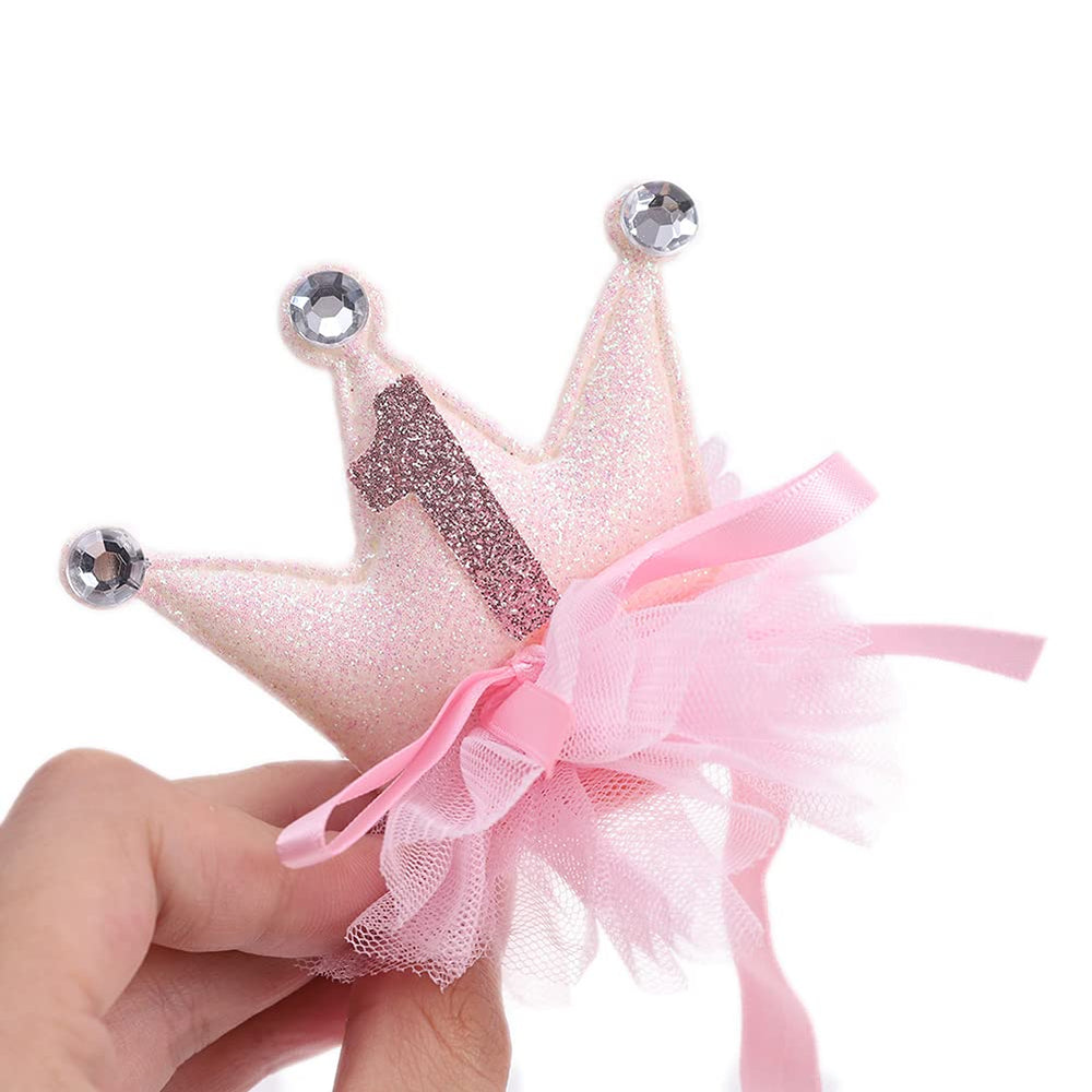 LINLULU glitter-crown-detail-closeup showcases sparkling craftsmanship.