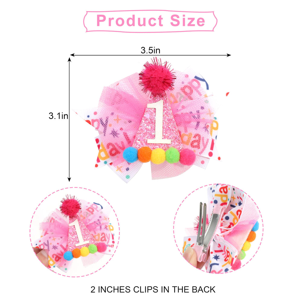 LINLULU hair bow clip closeup secure alligator clip keeps bow in place