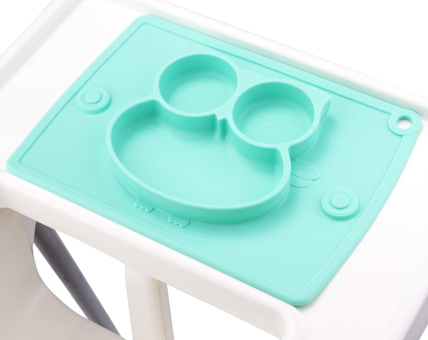 Linowos High-Chair Tray Fit attaches securely to most trays.