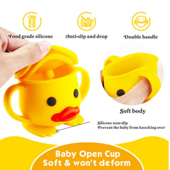 Linowos open-mouth design cup makes transition from straw easy