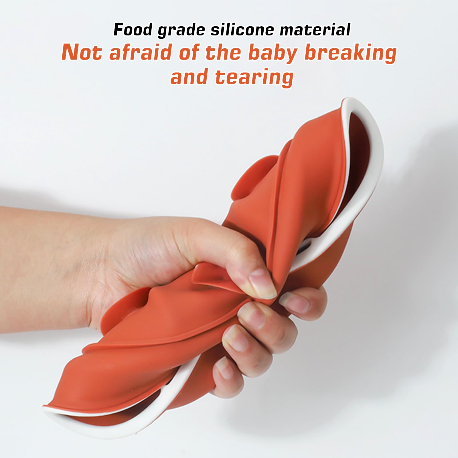 Linowos easy-clean silicone resists stains and wipes clean.